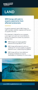 WBI Energy Bakken East Pipeline Project Land Acquisition