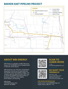 WBI Energy Bakken East Pipeline Project Fact Sheet page 2