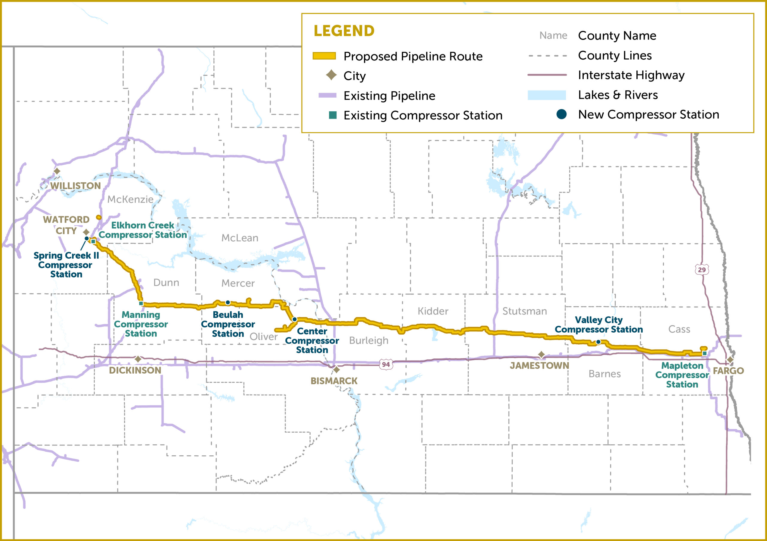 Bakken East Pipeline - WBI Energy
