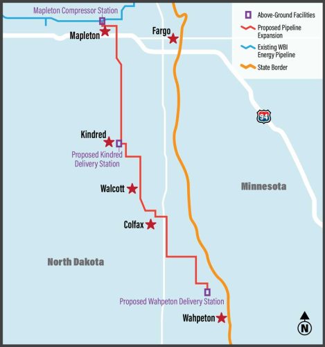 Wahpeton Expansion map